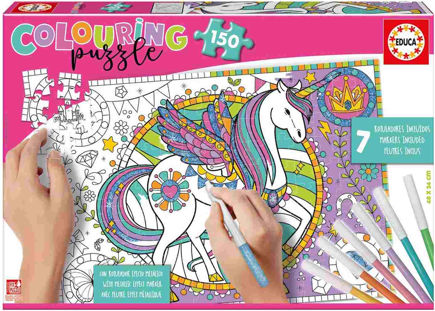 Puzzle coloreable<br>Bajo el Mar